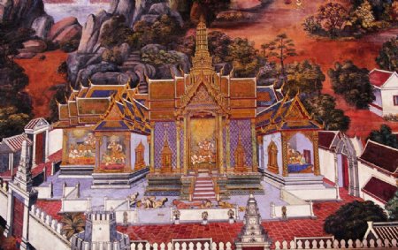 印度佛教寺院图片