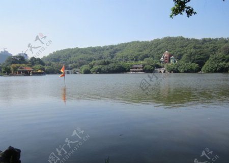 珠海圆明新园湖图片