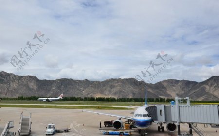 西藏贡嘎国际机场图片