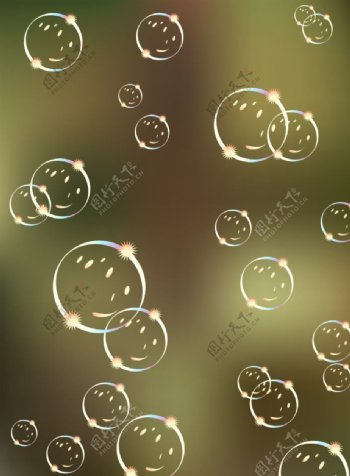 七彩泡泡背景图片