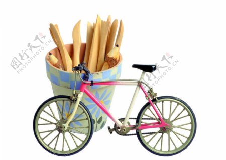 自行车木条图片