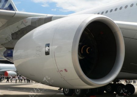 空中客车A380飞机罗尔斯罗伊斯公司遄达900发动机图片