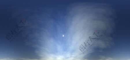 心型云彩太阳云多图片