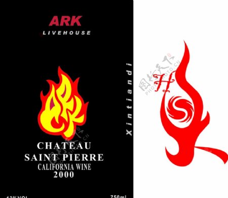 ARK红酒商标赤霞珠图片