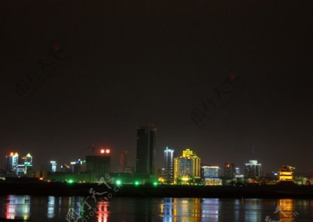 赣江夜景图片