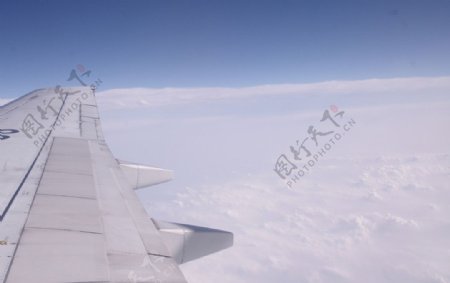 飞机看云海图片