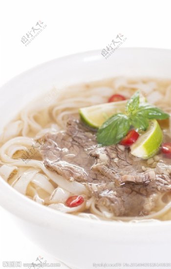 越南菜越式牛肉汤河图片