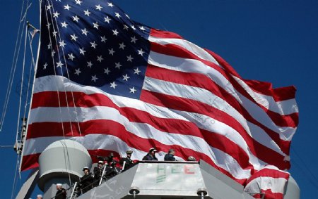 美军星条旗图片