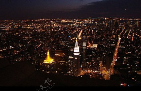 美国纽约夜景实拍首发图片
