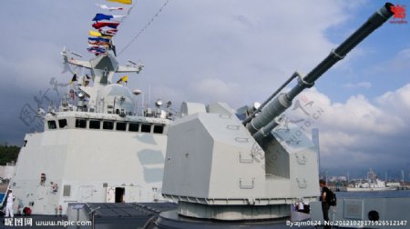 054a护卫舰主炮图片