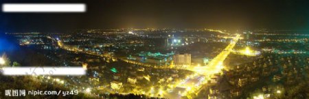 清新县城夜景图片