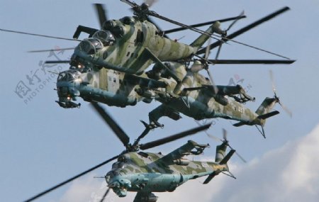 米24雌鹿直升机图片