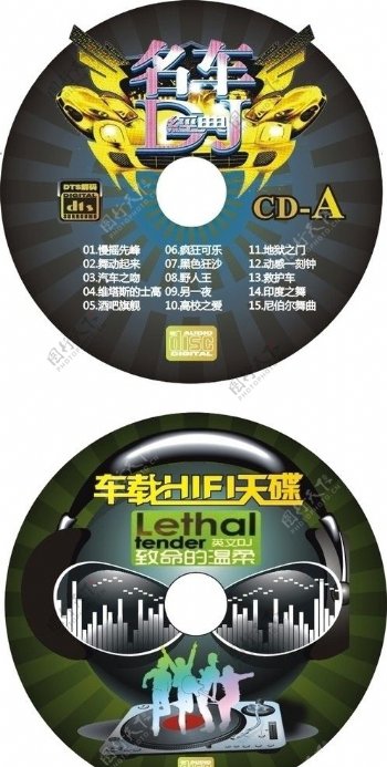 CD光盘面DJ图片