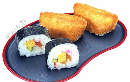 日式综合寿司图片