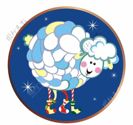 2015羊年卡通羊图片