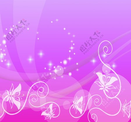 紫底白花图片