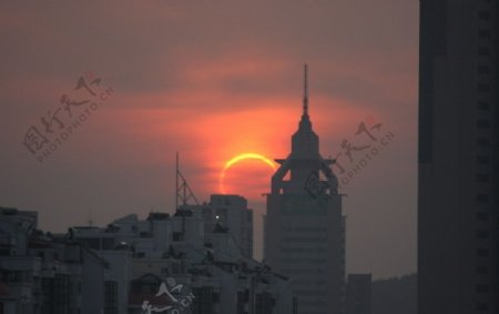 日环食图片