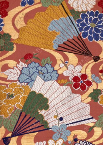 日式布料花纹图片