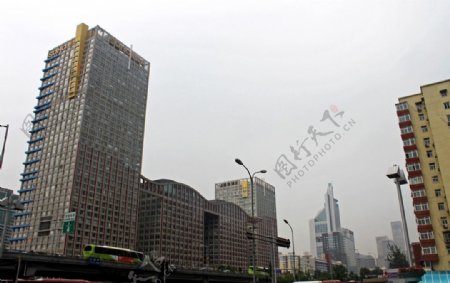 北京电视台与SOHO现代城图片