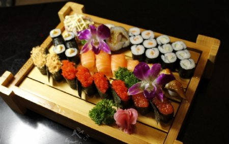 寿司拼盘大图片