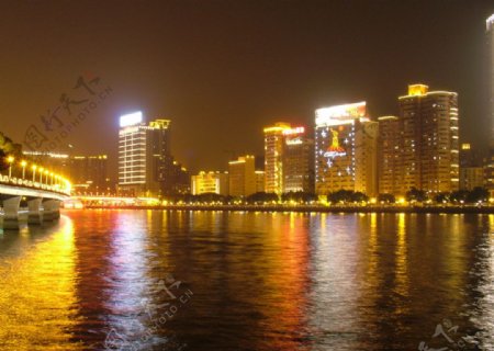 广州亚运珠江夜景图片