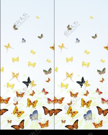各种漂亮矢量蝴蝶图片