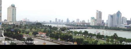 南宁南湖大桥全景图片