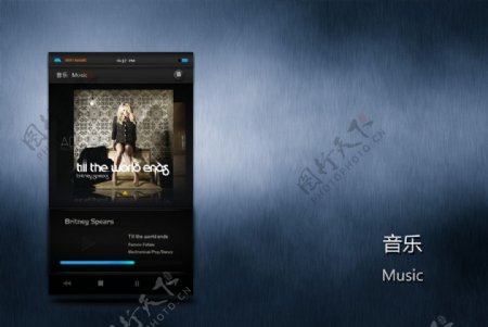 UI音乐界面设计图片