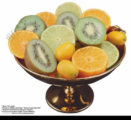 果盘里的鲜橙图片