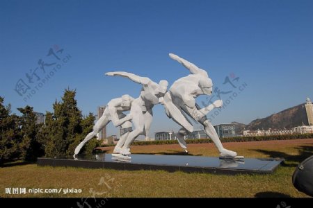 星海广场雕塑图片
