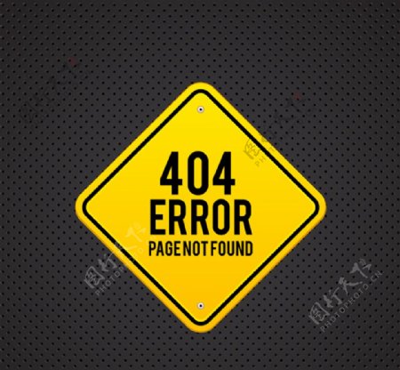 金属404错误图片