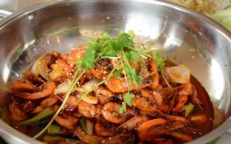 香辣虾虾图片