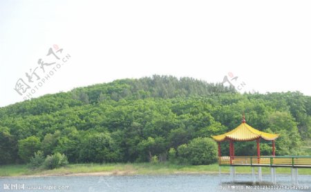 镜泊湖风景图片