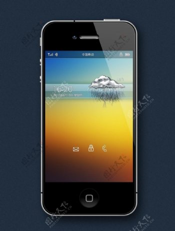 手机界面素材图片