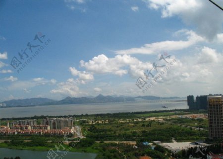 深圳世界之窗深圳湾跨海大桥图片