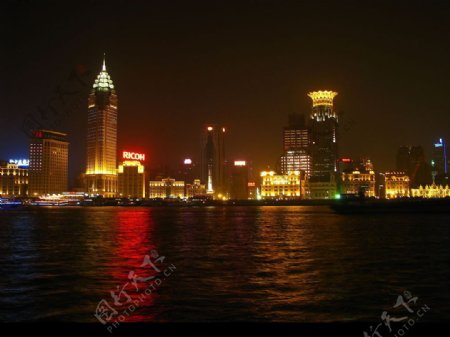 上海外滩夜景图片