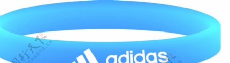 Adidas硅胶手环图片