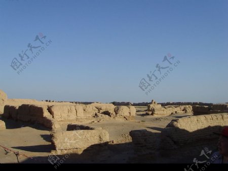 大漠古城图片