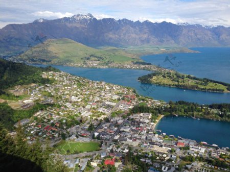 新西兰城市俯瞰图片