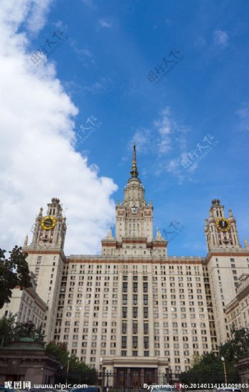 莫斯科大学建筑景观图片