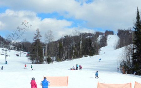 蒙特利尔滑雪场图片