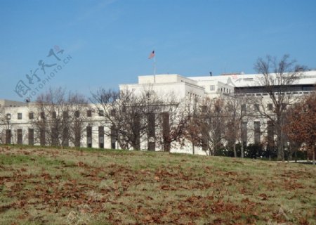 美国白宫风景图片