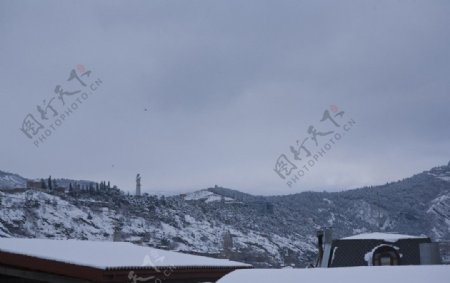 第比利斯雪景图片