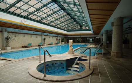 星级酒店室内泳池图片