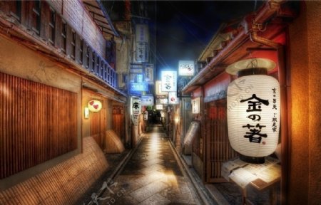 日本街道小巷图片