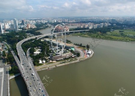 新加坡摩天轮图片