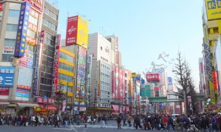 东京银座街景图片