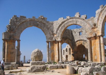 叙利亚圣西门优雅立柱图片