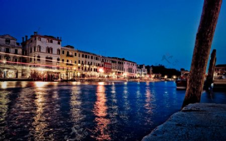 意大利威尼斯夜景图片