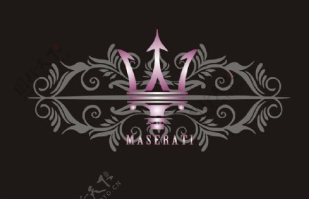 花纹玛莎拉蒂logo图片